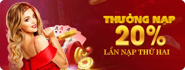 RED88 THƯỞNG 20% NẠP LẦN HAI